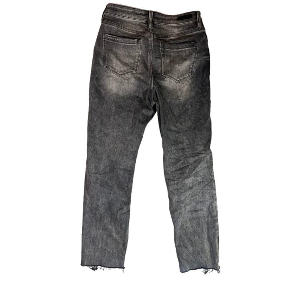 BLANKNYC black denim "The Madison Crop" high rise crop womens jeans 28